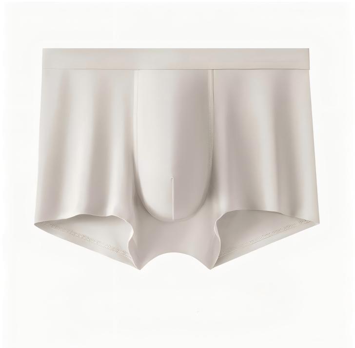奶茶色桑蚕丝 抗菌 透气 男式平角内裤.jpeg