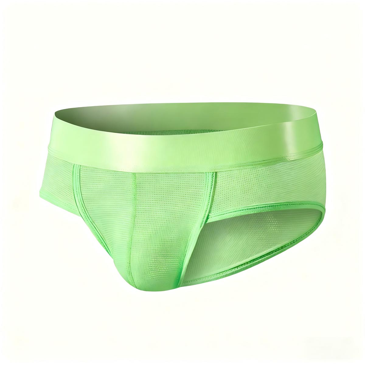 绿薄款网孔 透气冰丝 低腰性感三角裤.JPG